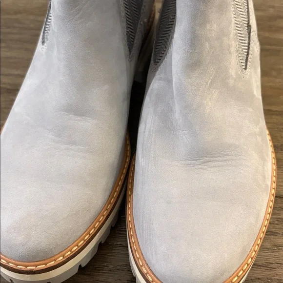 [Timberland] Courmayeur Valley Chelsea Leather Boots w/ Herringbone Women’s 10 - Picture 8 of 12